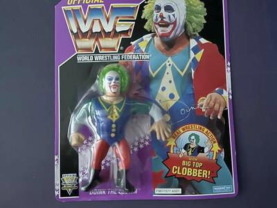 WWF Doink the Clown 1993 Action Figure.