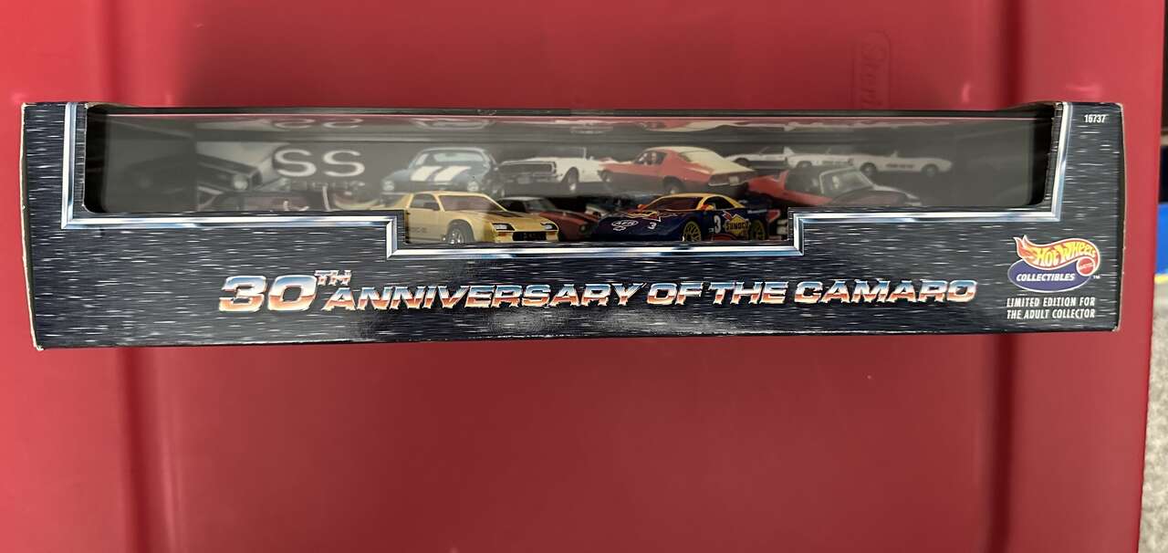 Hot Wheels Collectibles Chevrolet Camaro 30th Anniversary Set, 1967 - 1997.