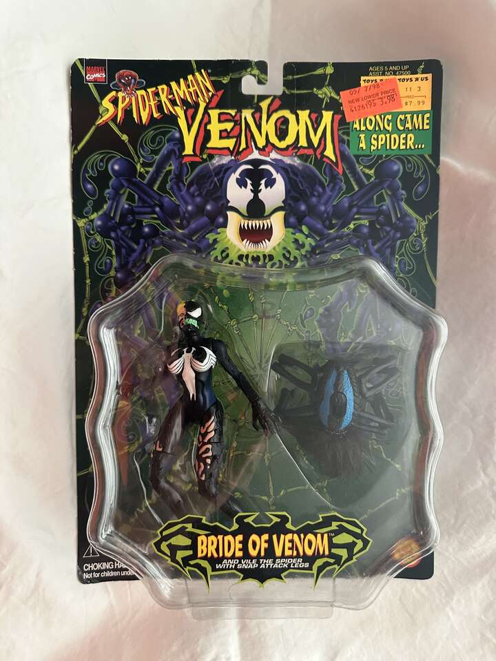 Bride of Venom Action Figure from the 1997 Spider-Man Venom Line.