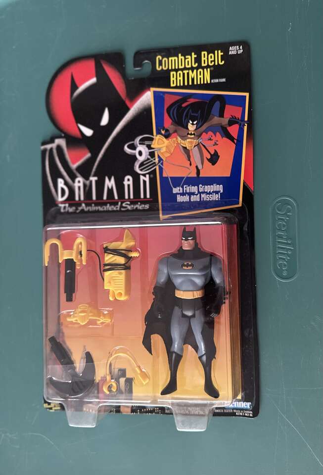 Combat Belt Batman Action Figure from the 1992 Batman the Animated Series by Kenner.