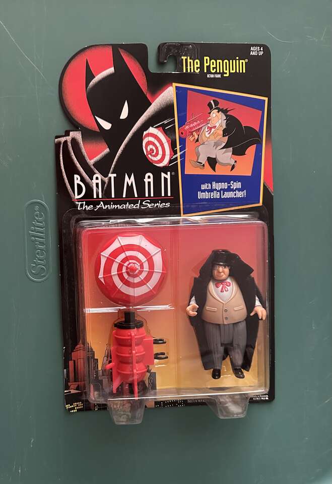 The Penguin Action Figure from the 1992 Batman the Animated Series by Kenner.