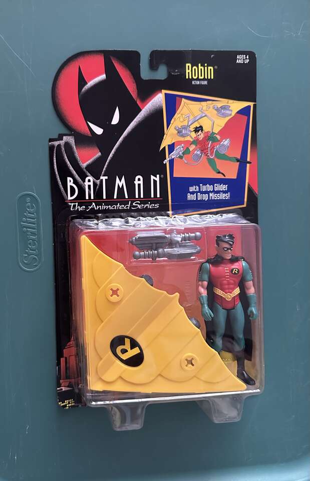 Robin Action Figure from the 1992 Batman the Animated Series by Kenner.