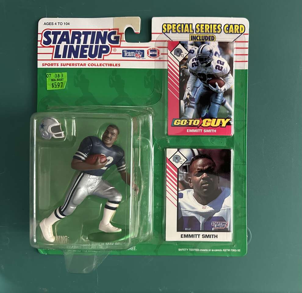 Emmitt Smith 1993 Starting Line Up Action Figure.