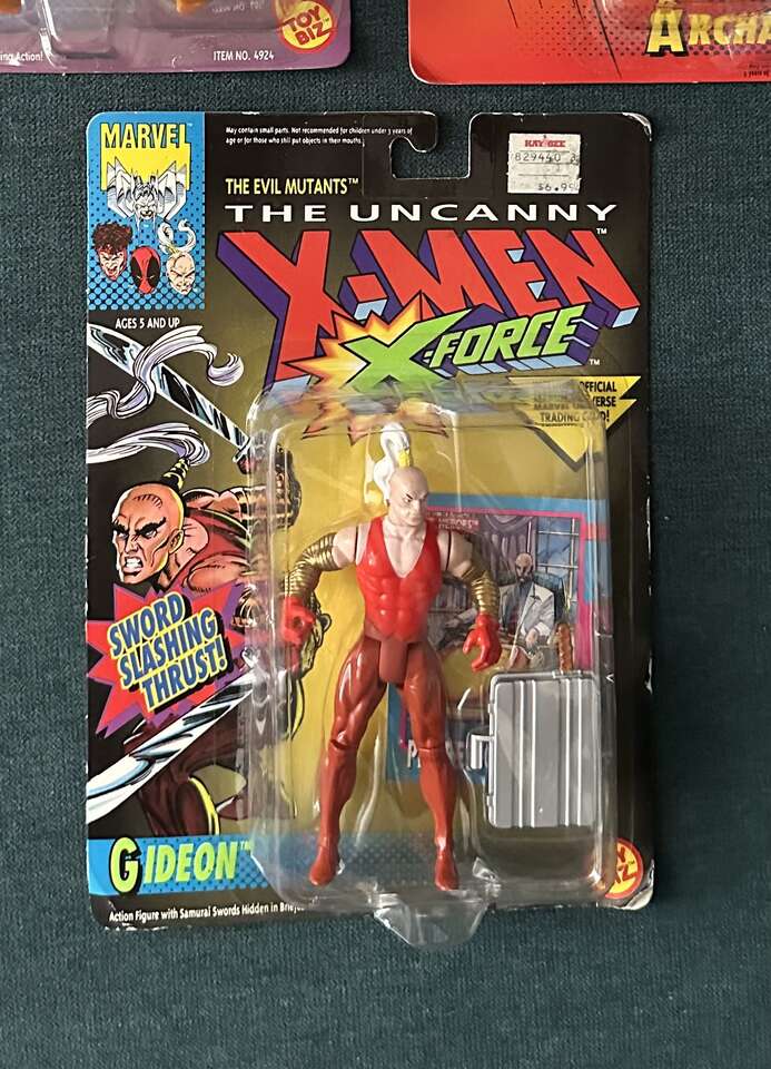 X-Men 1993 Gideon Figure by Toy Biz.