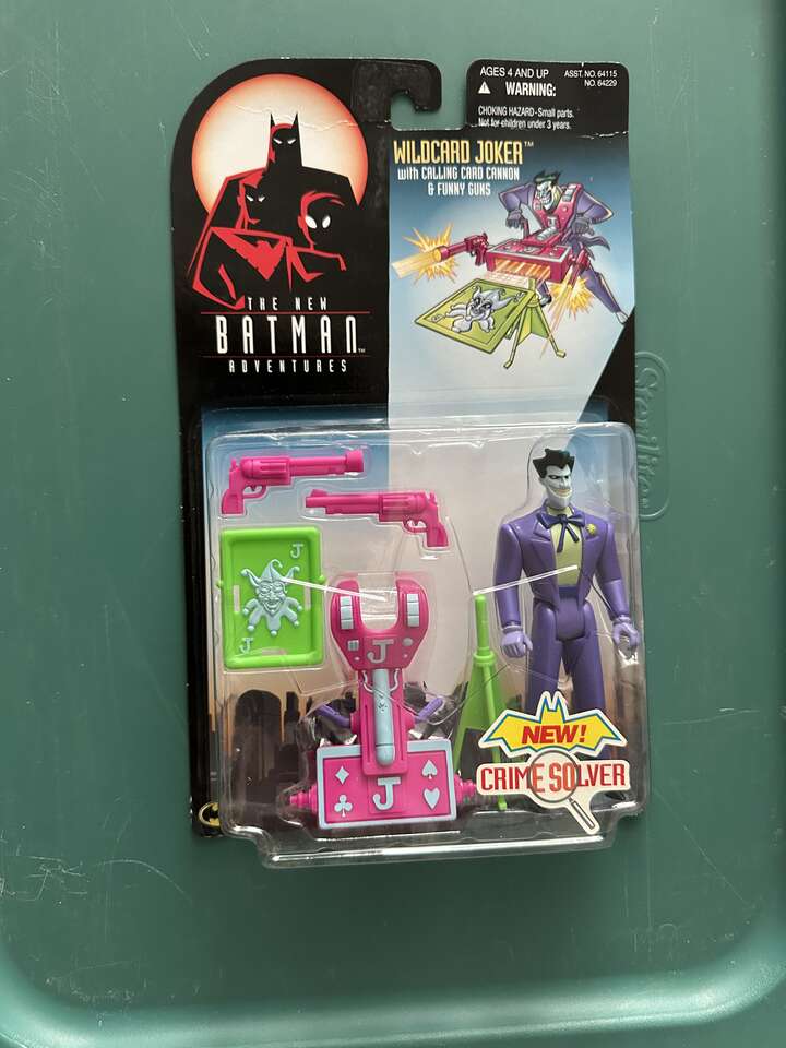 Wildcard Joker from the 1998 The New Batman Adventures Action Figure Line.