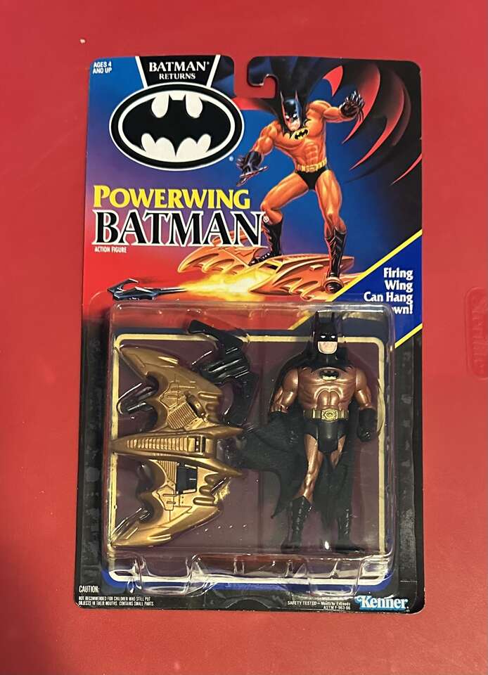 Powerwing Batman from the 1991 Batman Returns Action Figure Line.