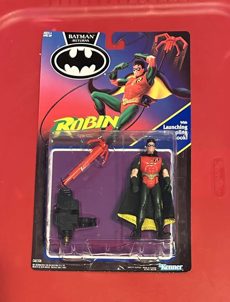Robin Action Figure from the 1991 Batman Returns Line.