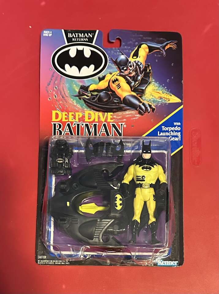 Deep Dive Batman Action Figure from the 1991 Batman Returns Line.