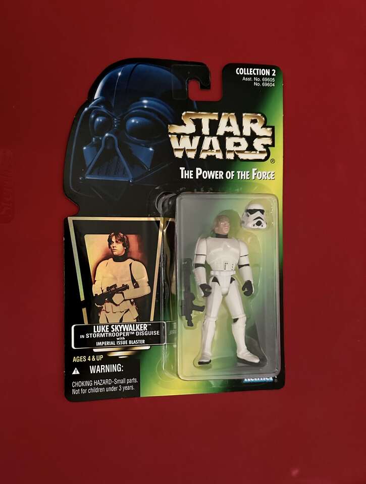 Luke Skywalker in Storm Trooper Disguise a 1996 Star Wars Action Figure.