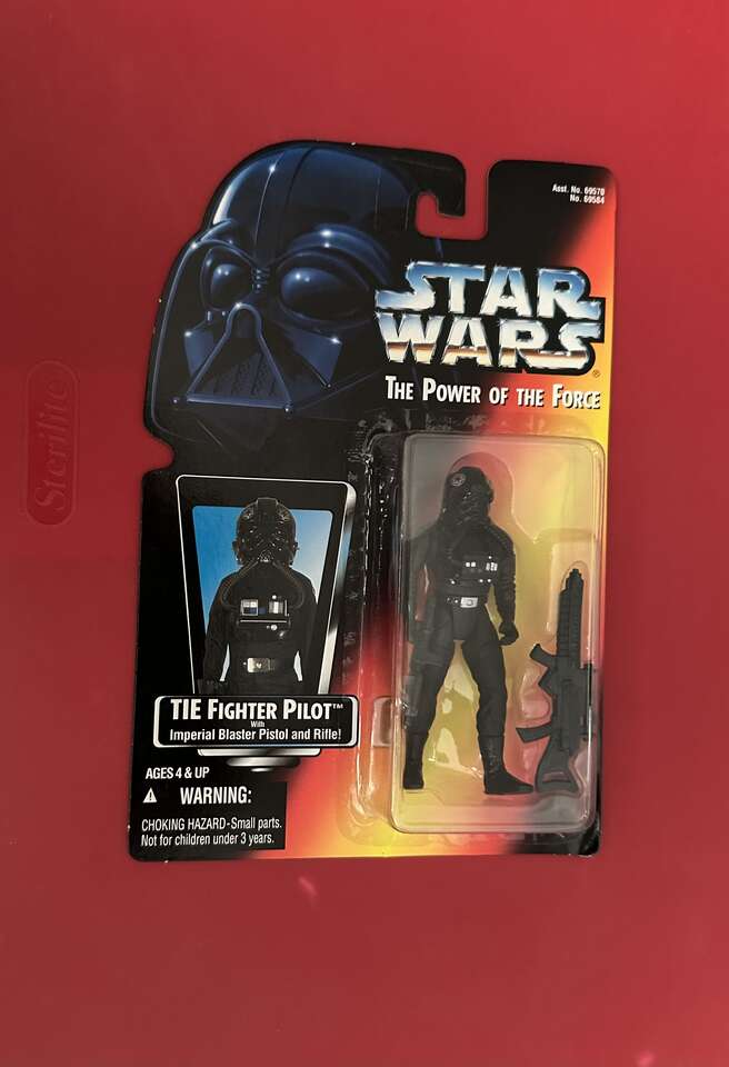 Star Wars 1995 Tie Fighter Pilot Action Figure.