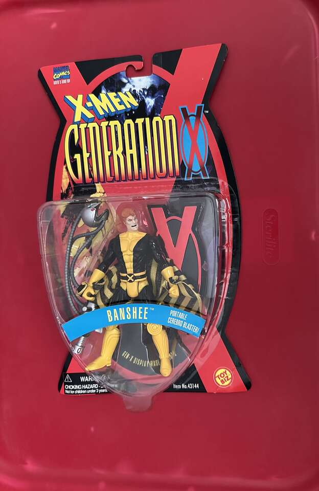 X-Men 1996 Generation X Banshee Action Figure.