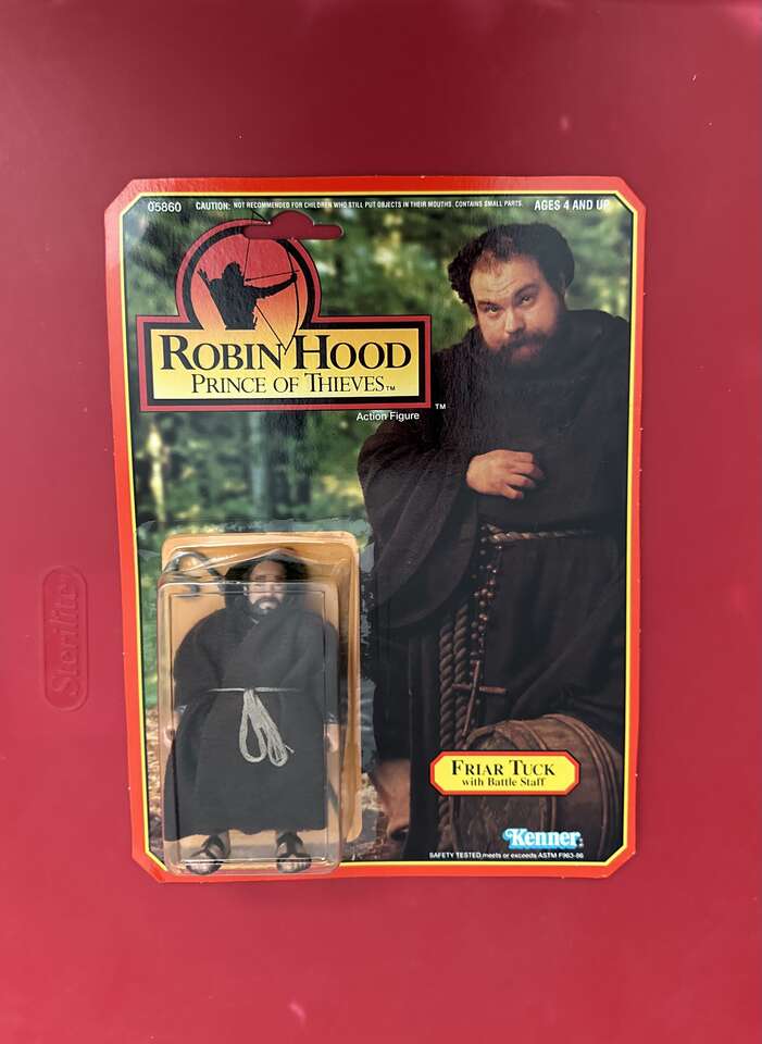 Robin Hood Prince of Thieves 1991 Friar Tuck (Mike Mc Shane) Action Figure.