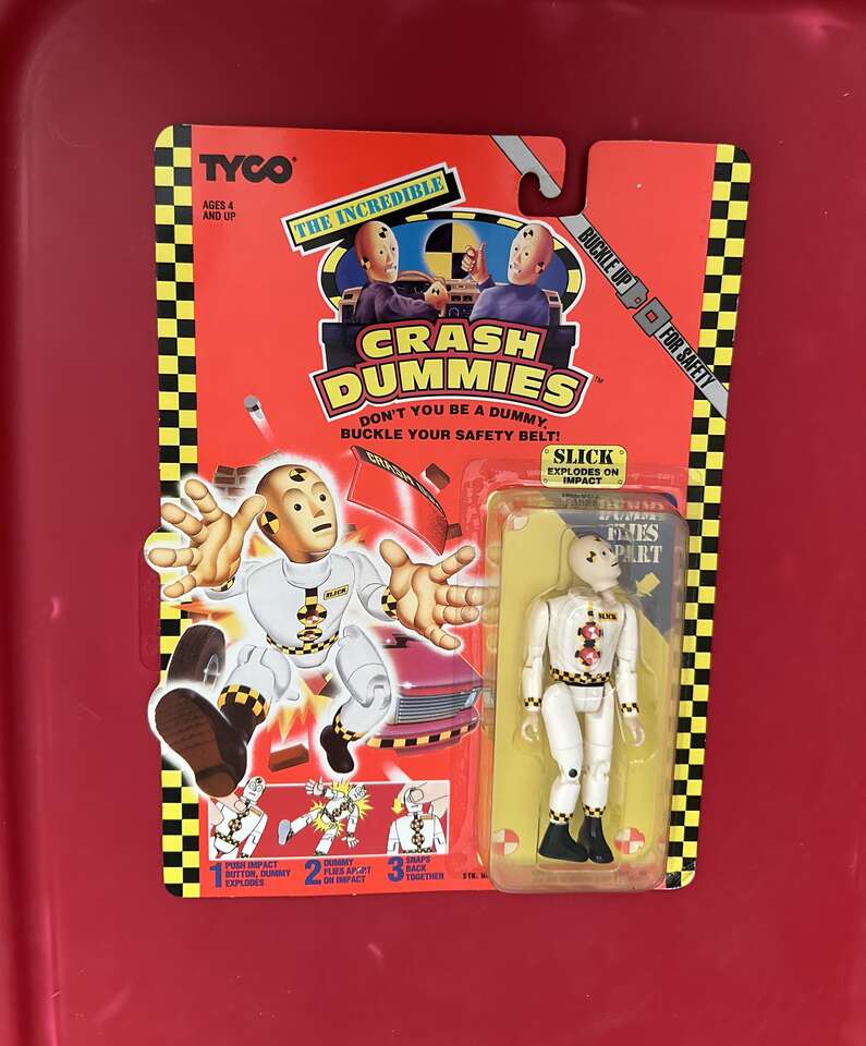 Slick From the 1991 Incredible Crash Dummies Action Figure Series #11701.