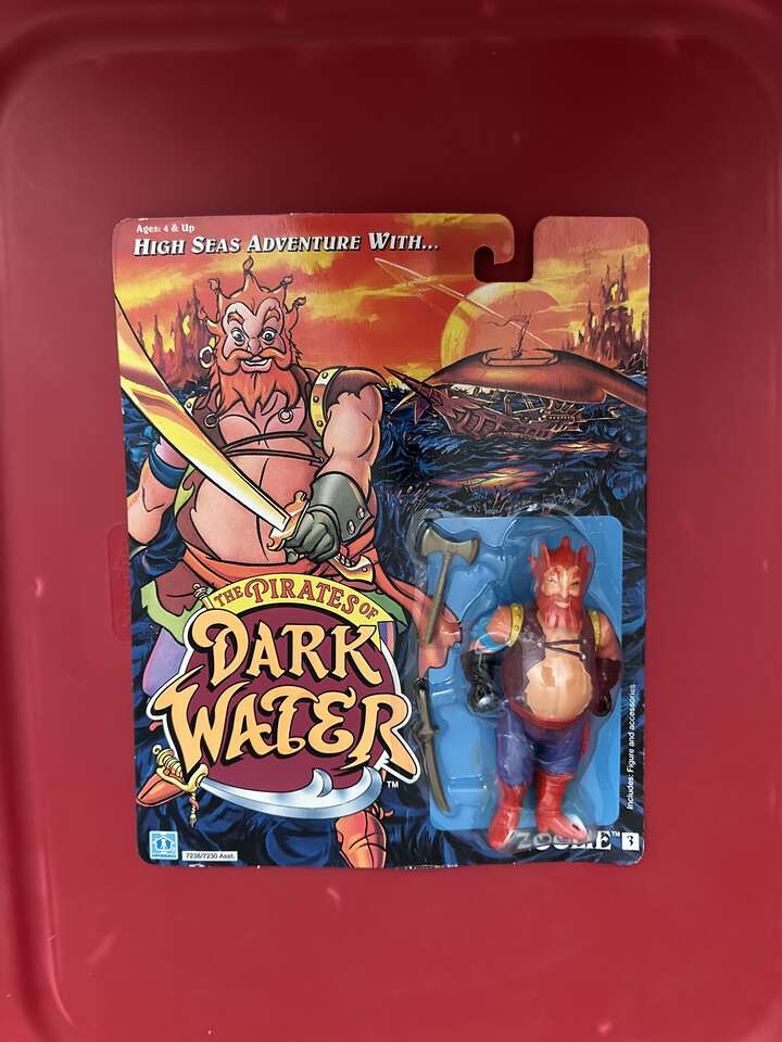 Pirates of Dark Water Zoolie 1990 Action Figure.