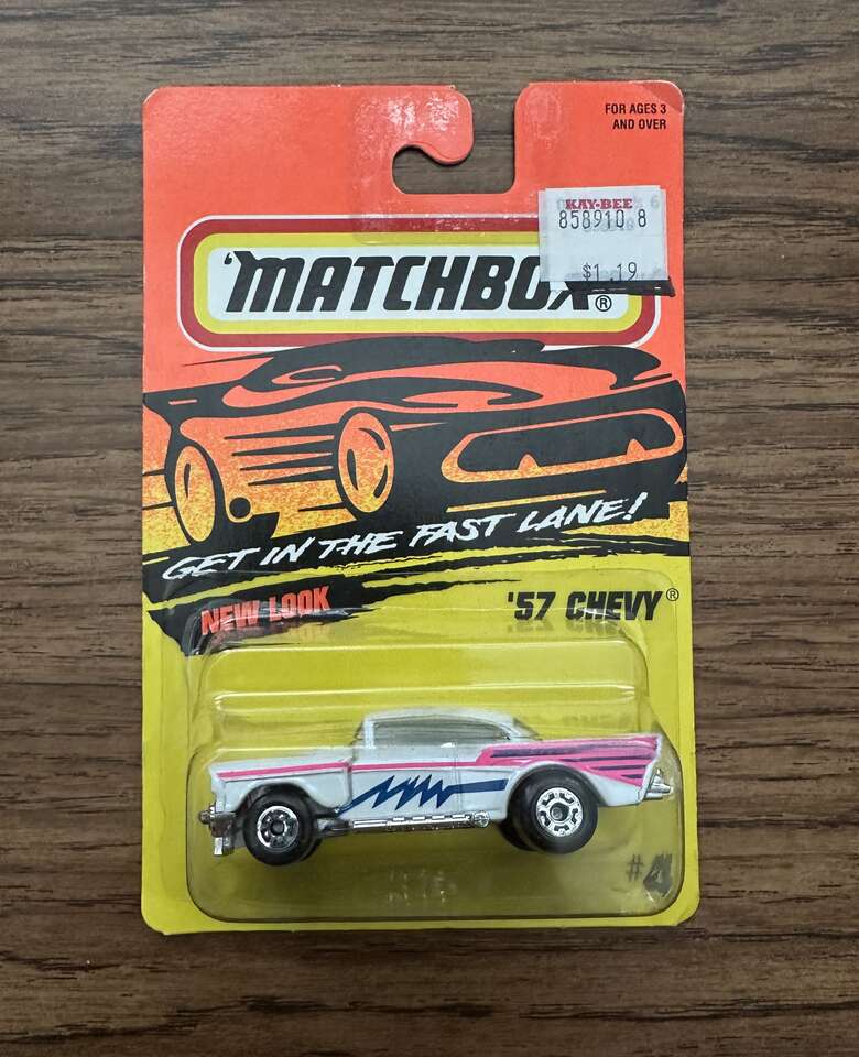 Matchbox 1995 New Look 57 Chevy Die Cast #4.