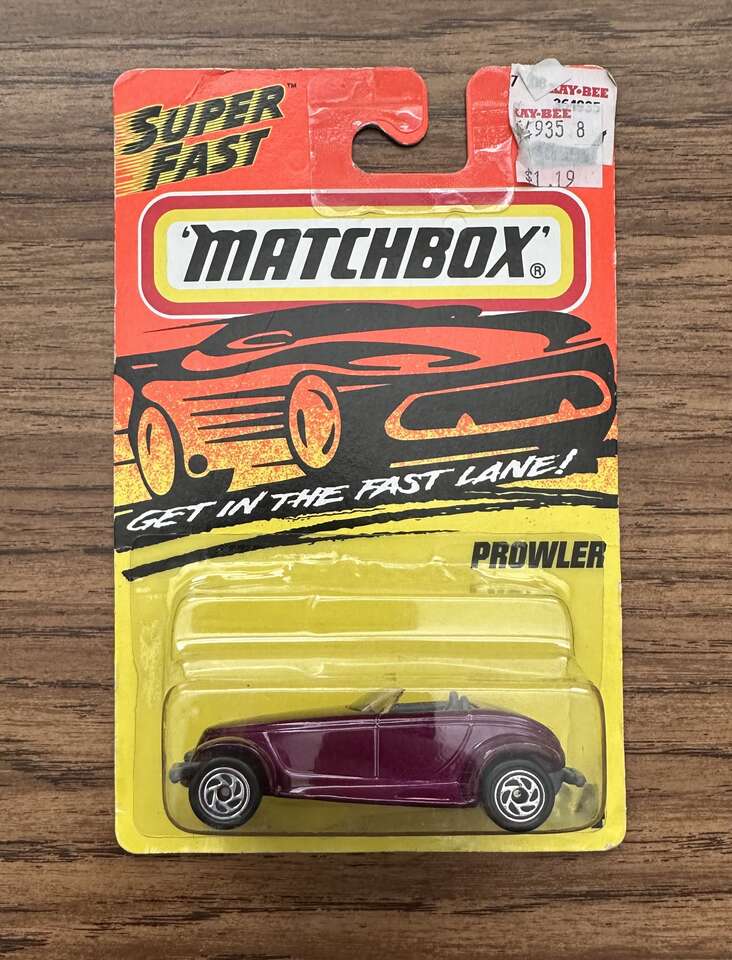 Matchbox 1995 Burgundy Prowler Die Cast #34.