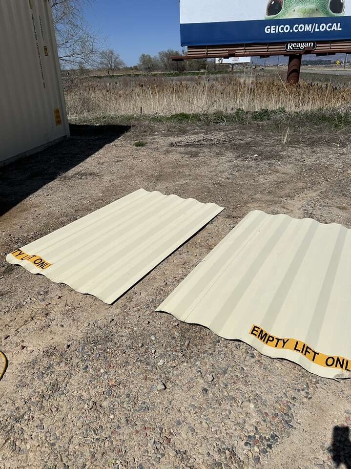 4' X 7' sheeting From Shipping Container
