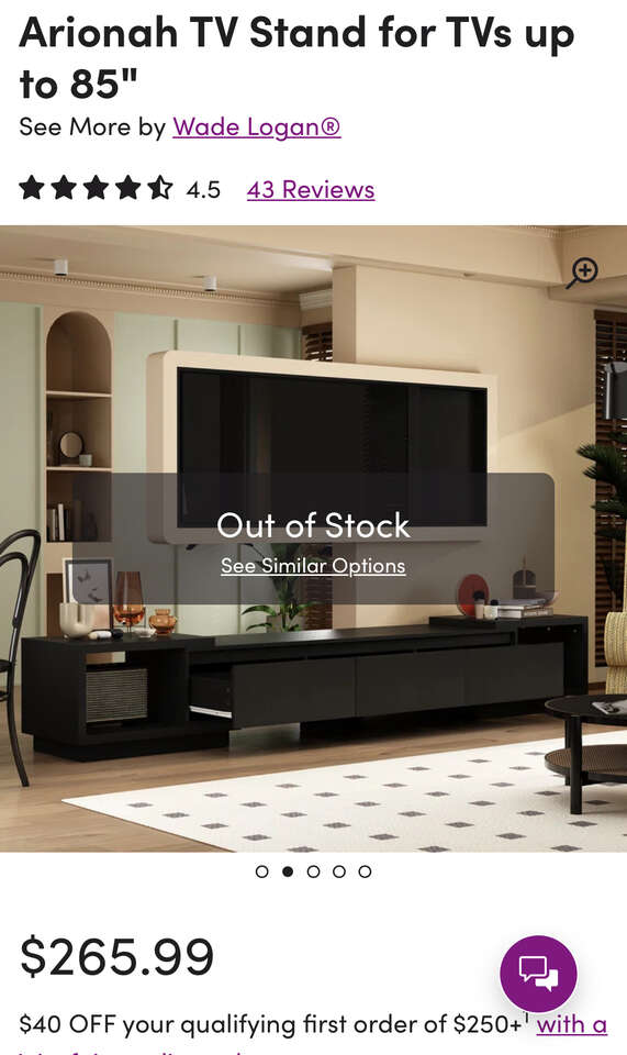 TV stand (like one pictured) Furniture