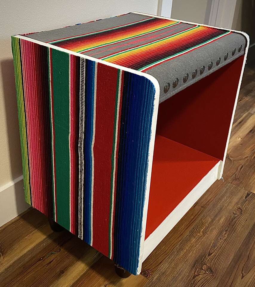 Custom Vintage Serape Shelf Furniture