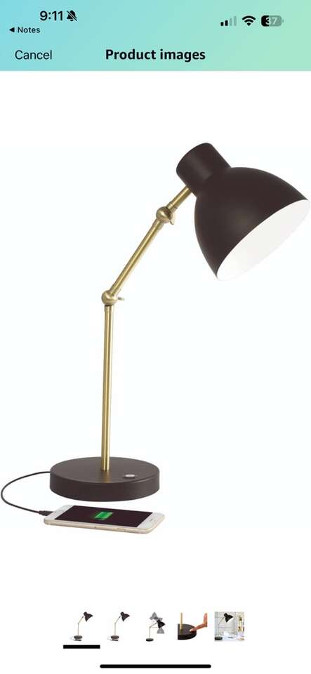 OttLite Adapt LED Desk Lamp with USB Port