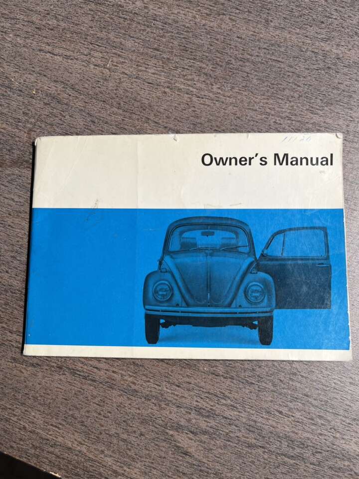 1970 VW Owners Manual