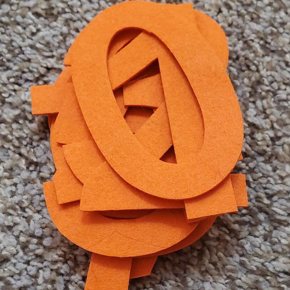 Felt letters/numbers