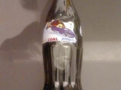 2002 winter Olympics 8oz bottle of coca cola