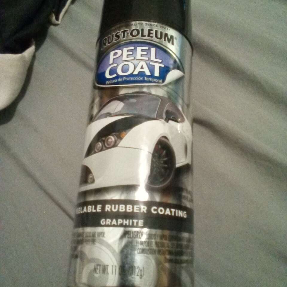 Brand New rust-oleum peel coat paint color black graphite