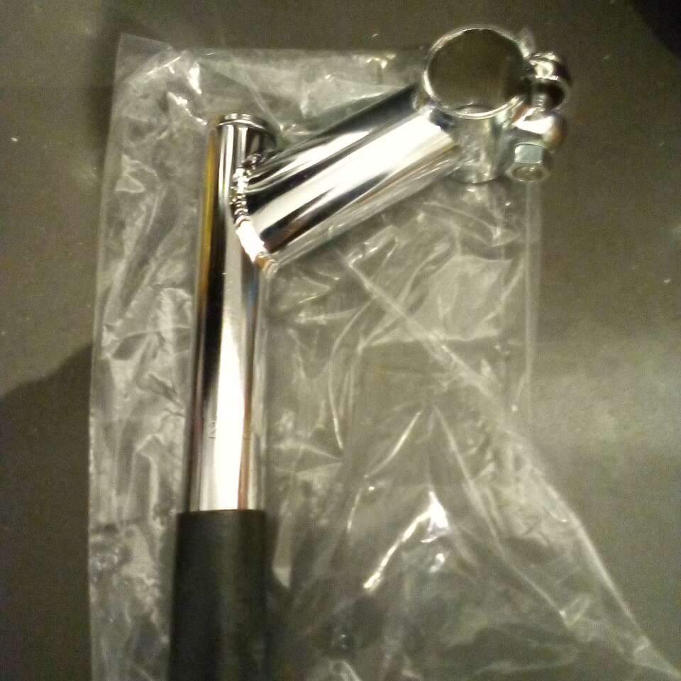 Lowrider bike chrome plated gooseneck