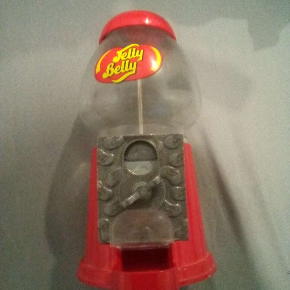 Jelly belly vending machine piggy bank