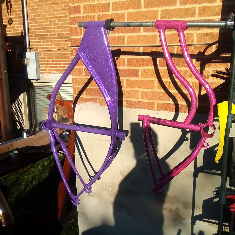 Vintage girls Schwinn custom painted bike frame! great for lowrider bike
