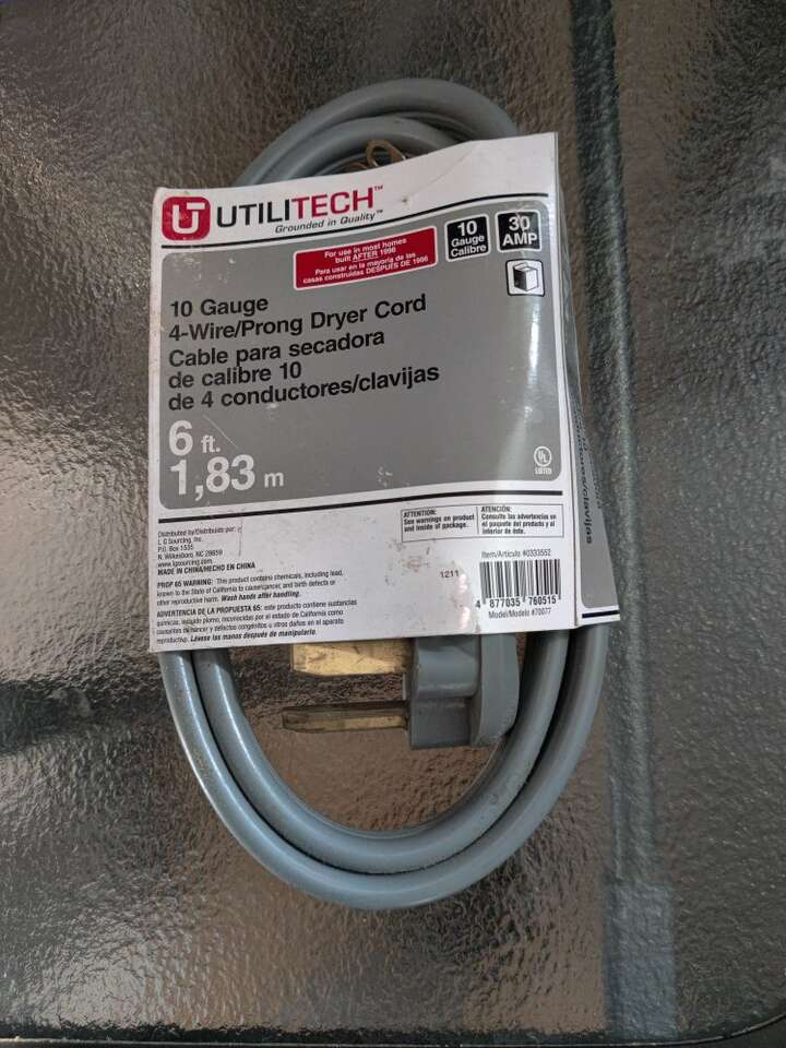 240 electric range cord