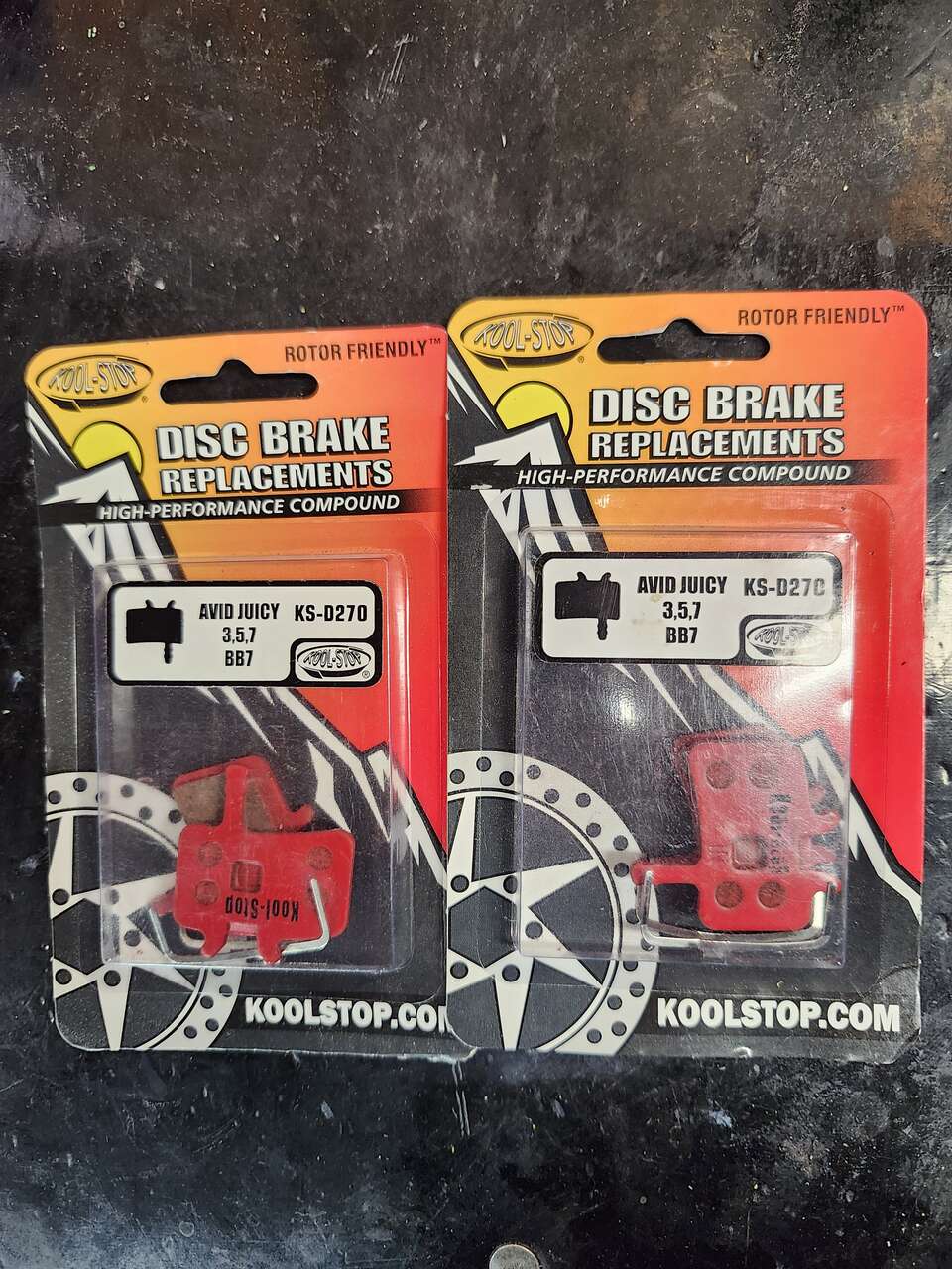 Disc brake pads for Avid BB7s