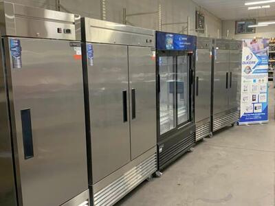 New Refrigerator, Freezers, 1-2-3 door with 3 years part & labor, 5 years compressor warranty.