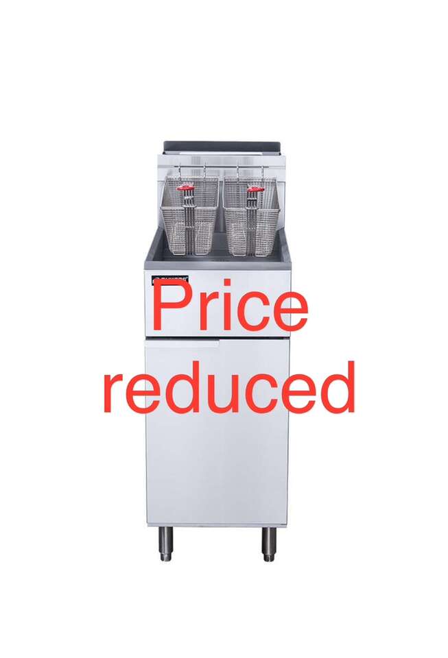 **Super Discount** New 40 pound LP and Natural Gas Deep Fryer, full manufacture Warranty