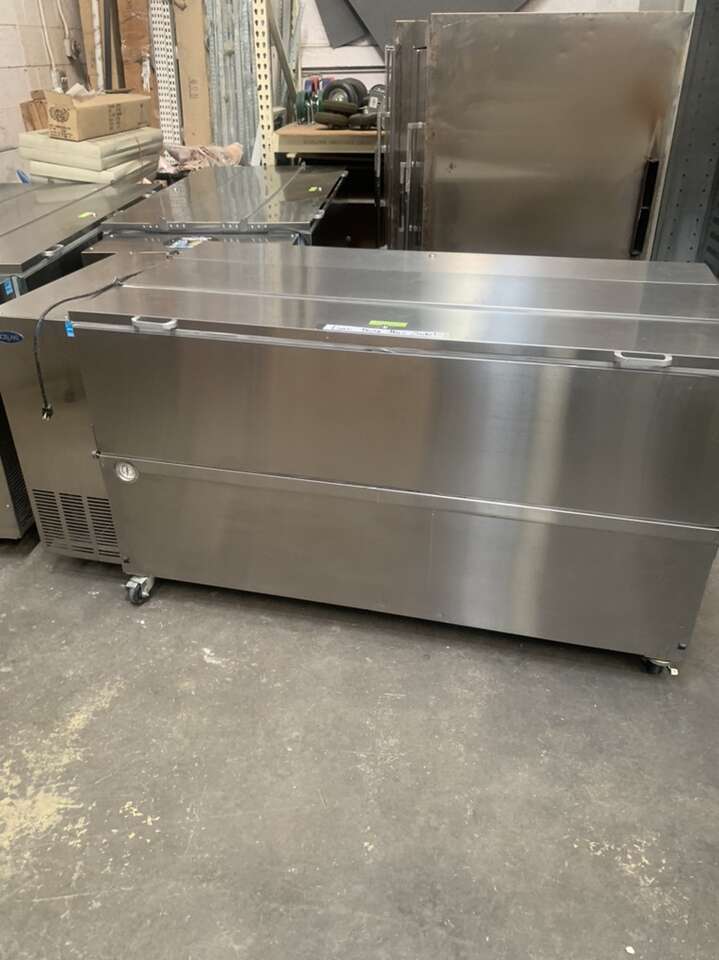 Used Nor lake Stainless Steel Milk Cooler Beverage Cooler next to new in excellent working condition