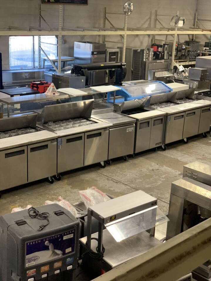 New Refrigerated Sandwich Prep Table In Stock