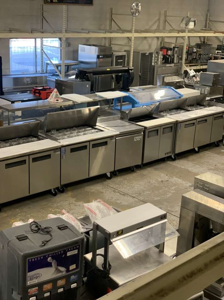 New Refrigerated Sandwich Prep Table In Stock