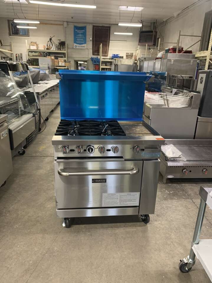 New Range 36'' with  4 Open Burner and 12 Griddle natural or propane,36''WX31.5''X36''H