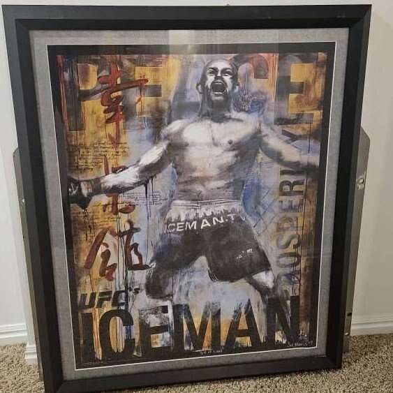 UFC Chuck Iceman Liddell Lithograph