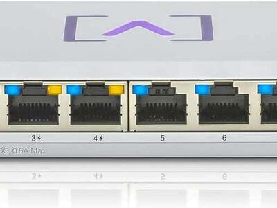 Brand New 8-Port Multi-Gigabit Managed Ethernet Switch with 4 PoE+ Ports, 60W PoE