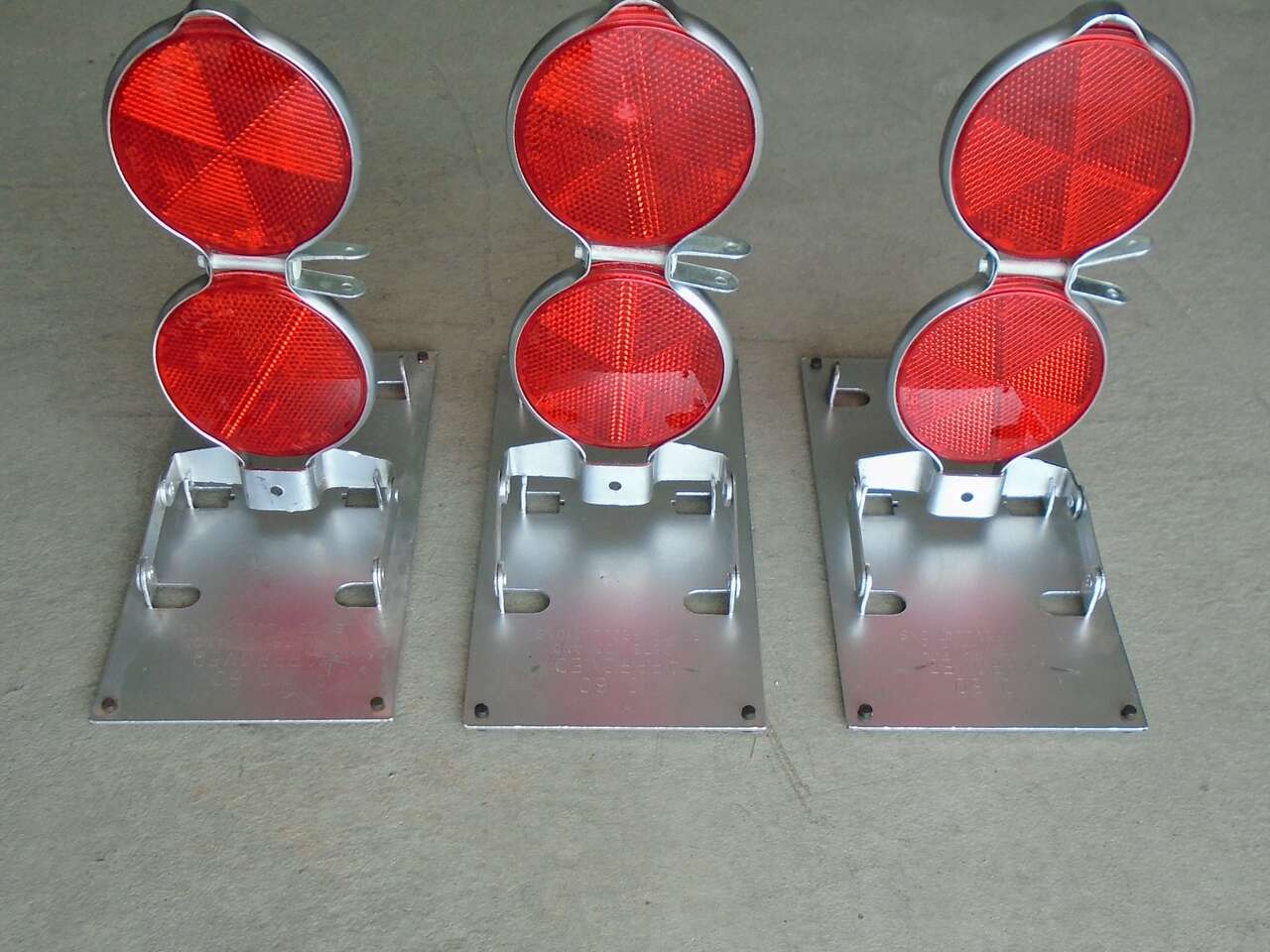 Vintage 1960 Bolser No. 60 Sentinel Reflector Flares & Case