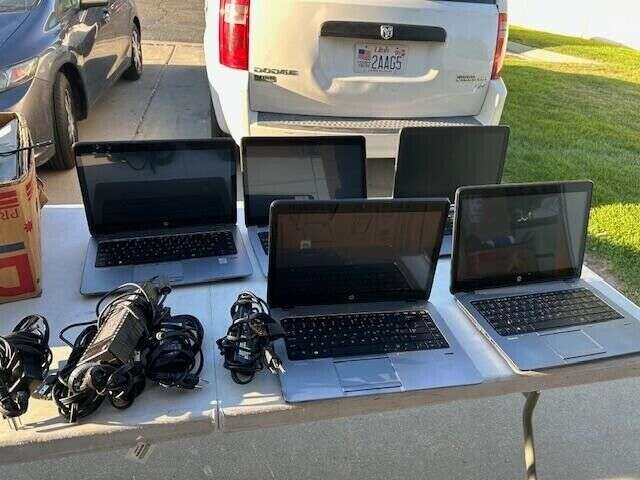 Lot of 5 HP i5-4300U 12GB RAM 500GB HDD Windows 10 Pro