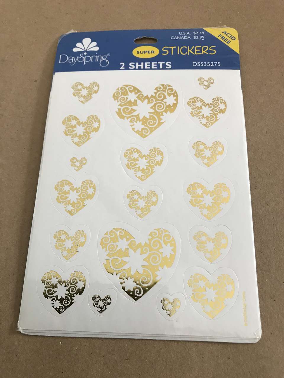 DaySpring Stickers, Pick 4 Packages for $5.00, NIP