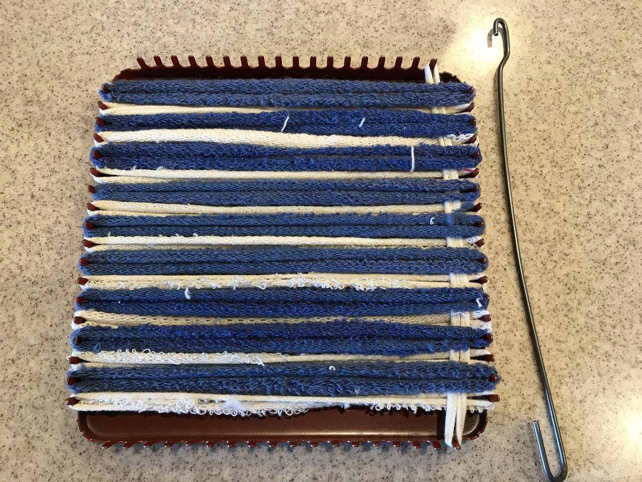Vintage Weaving Lot With Loom Loopers - METAL Loom and Plastic Loom