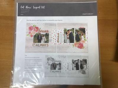 Close To My Heart Forever & Always Cut Above Scrapbook Layout Kit Z3319, New