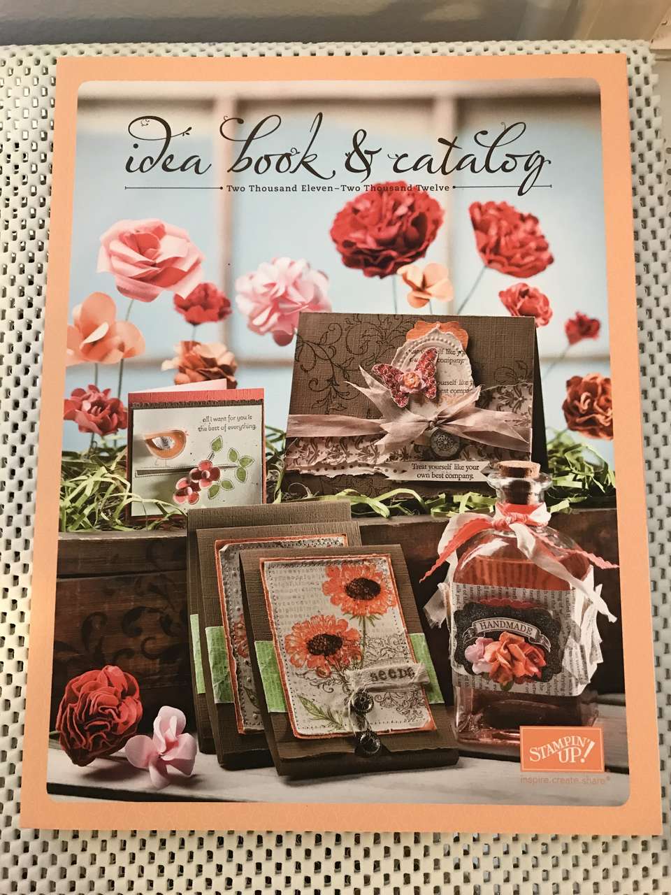 Stampin Up 2011-2012 Catalog, New, 1 pkg SU Postcard Invitations, SU Customer Order Forms