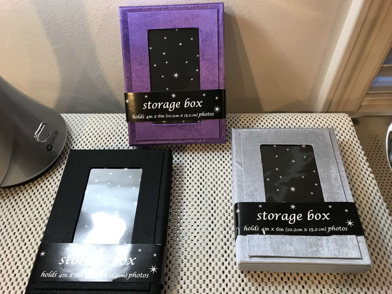 Noteworthy Storage Box Holds 4in x 6in Photos, Lot of 4, New or Brazill Accordion Keeper