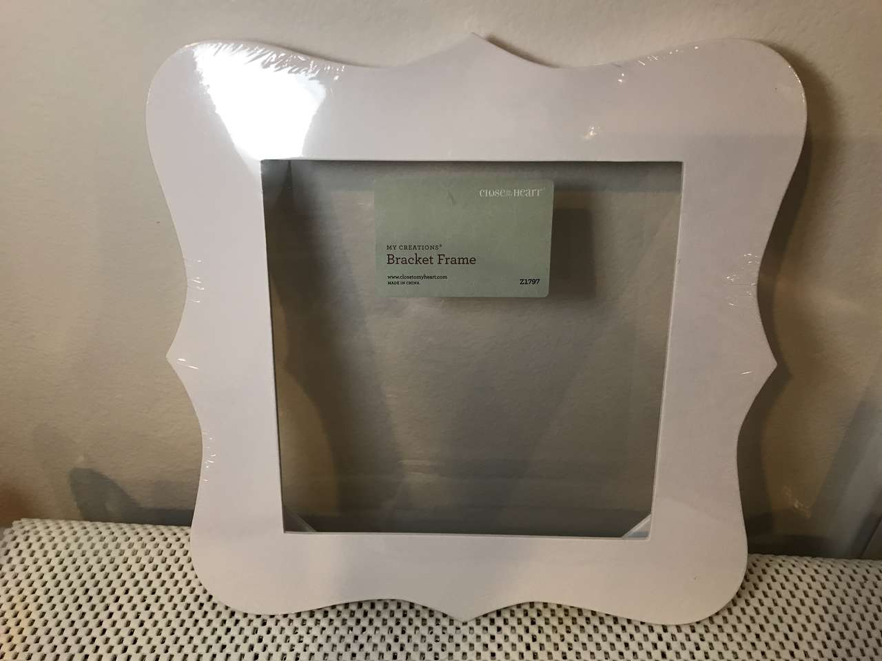 PICK 1: Close To My Heart My Creations Bracket Frame 9in x 9in Inside, CTMH Pennant Frame