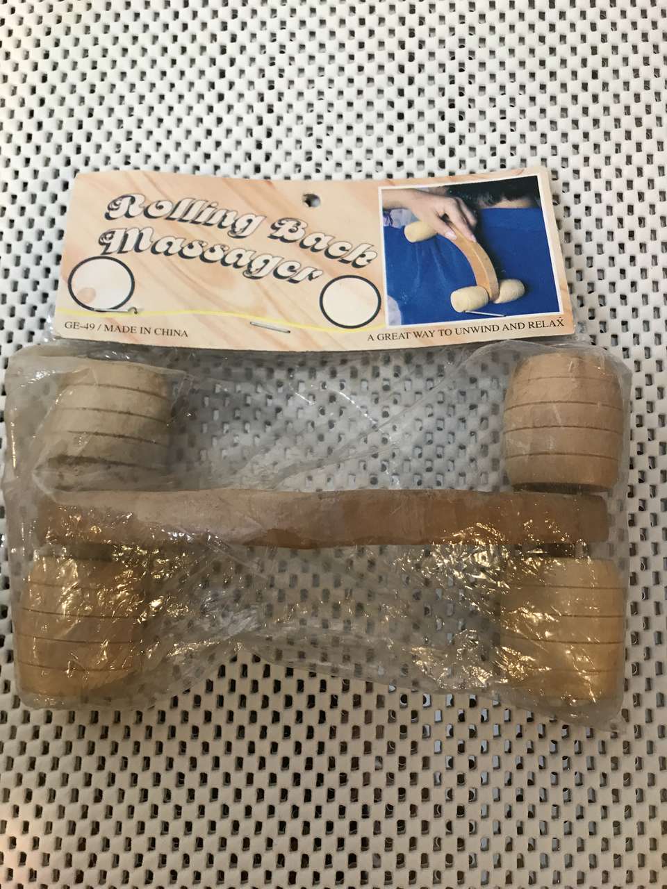 Rolling Back Massager 6 1/2”, Vintage, Never Opened